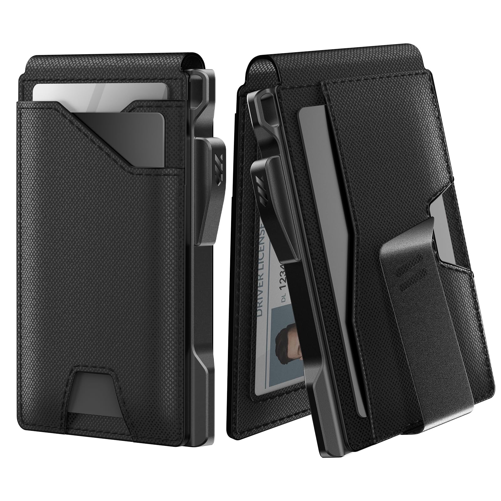Slim Tactical RFID Wallet for Men with Pop Up Card Holder