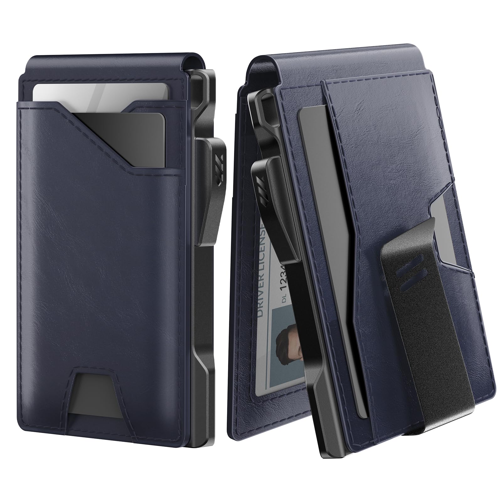 Slim Tactical RFID Wallet for Men with Pop Up Card Holder