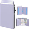 Slim Women Leather Wallet RFID Pop Up Card Holder ID Window