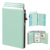 Slim Women Leather Wallet RFID Pop Up Card Holder ID Window