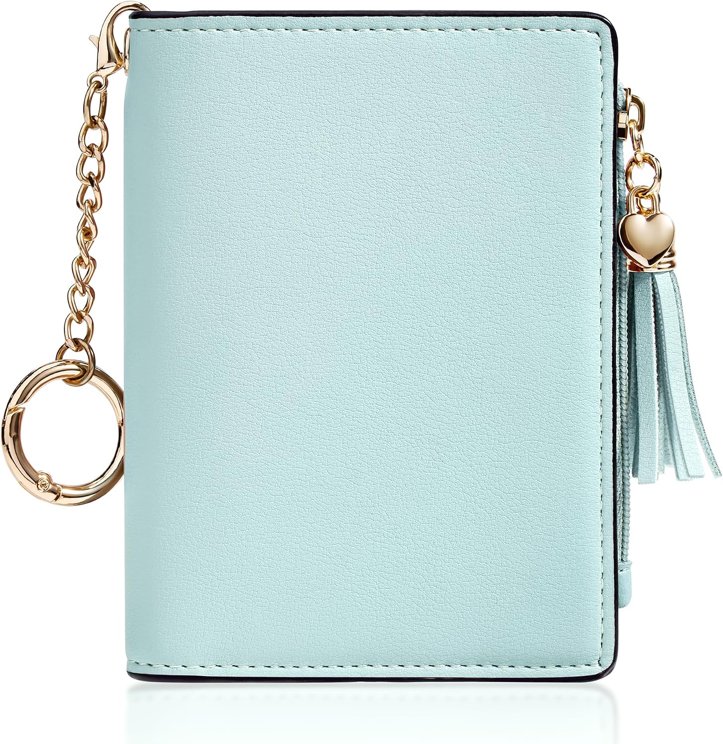Small RFID Wallet for Women with ID Window & Zipper Coin Pocket