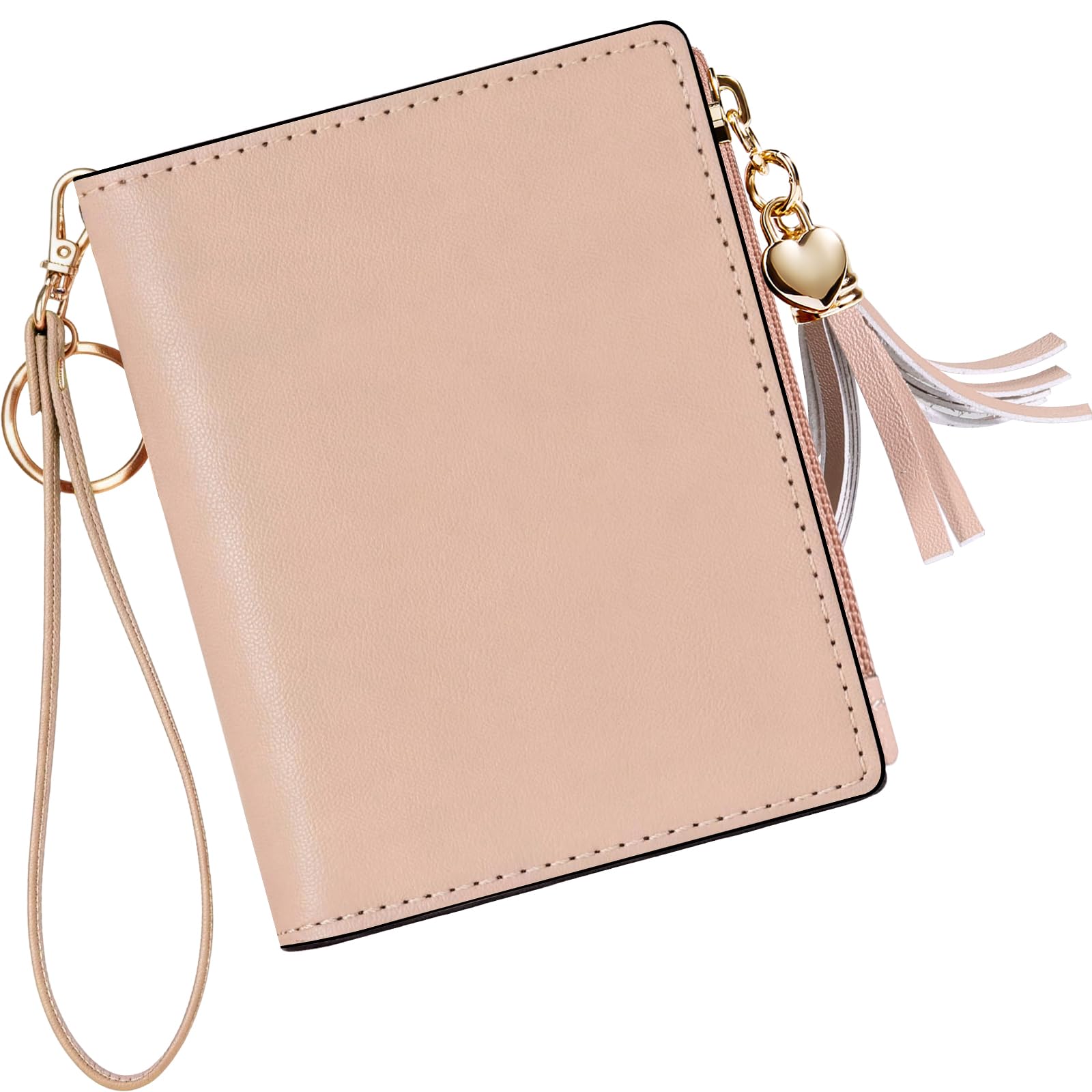 Small RFID Wallet for Women with ID Window & Zipper Coin Pocket