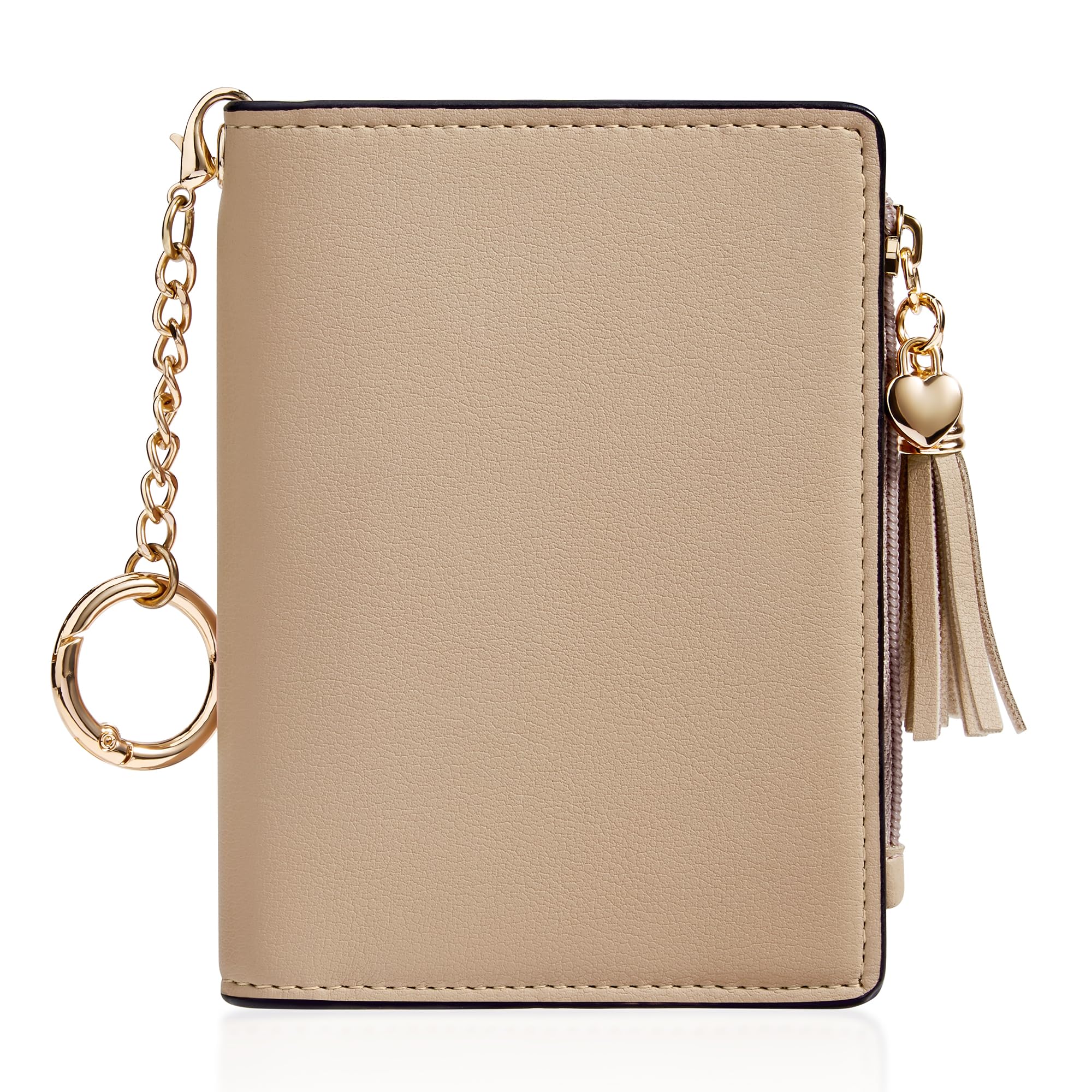 Small RFID Wallet for Women with ID Window & Zipper Coin Pocket