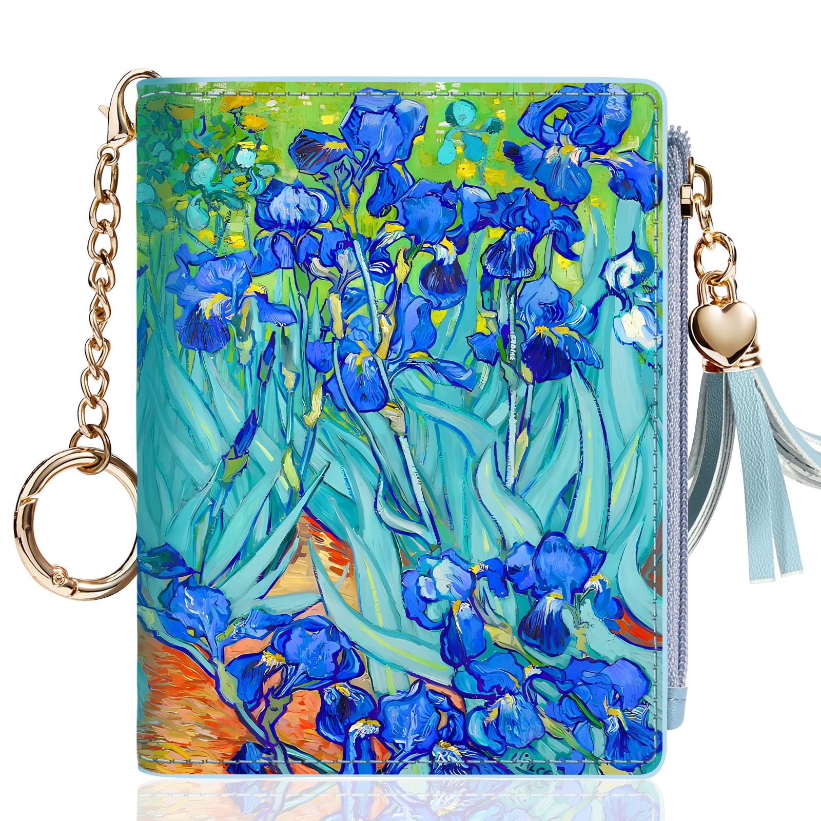 Small RFID Wallet for Women with ID Window & Zipper Coin Pocket