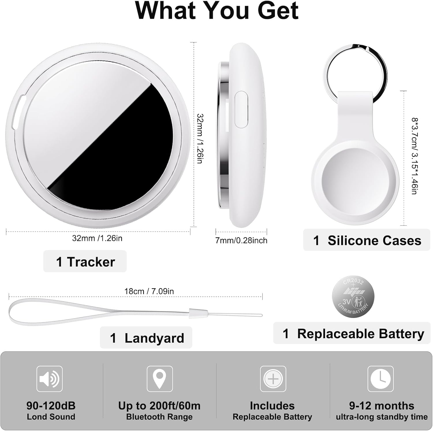 Smart Tracker – 1 Pack (Find My, iOS Only) - Abbycart