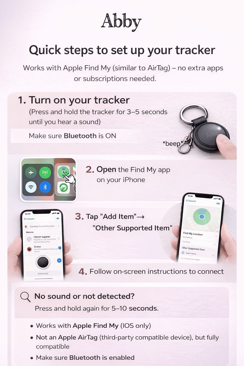 Smart Tracker – 1 Pack (Find My, iOS Only)