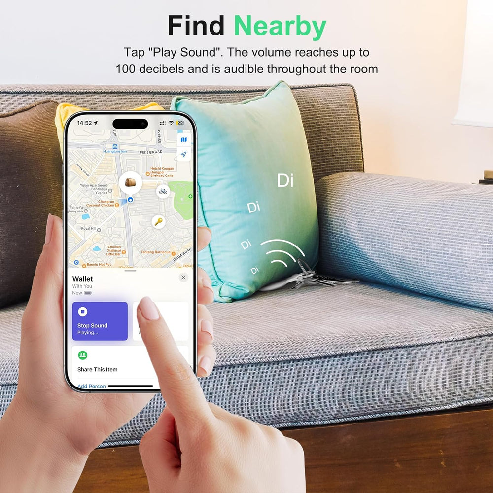 Smart Item Tracker 1-Pack | Find My Compatible (iOS) – Abbycart