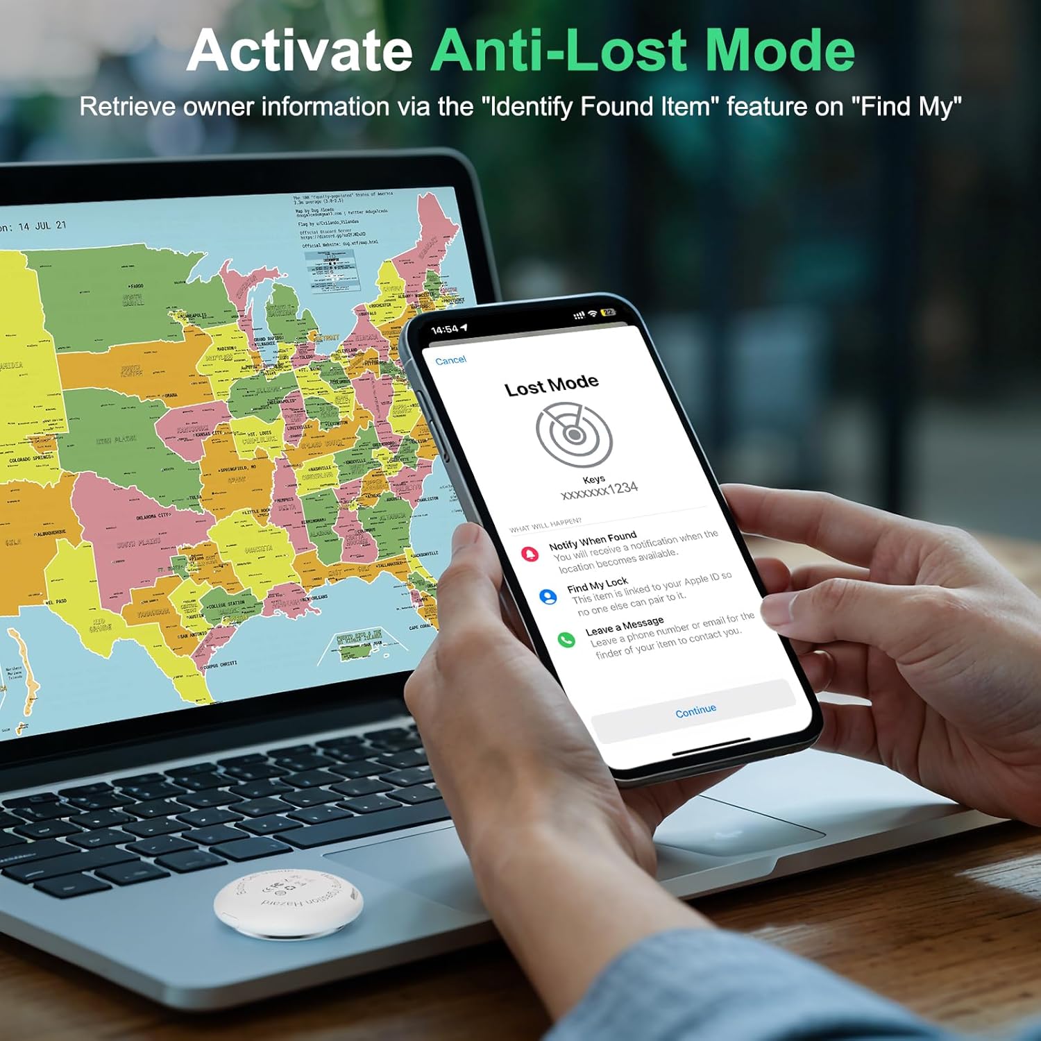 Smart Tracker – 1 Pack (Find My, iOS Only) - Abbycart