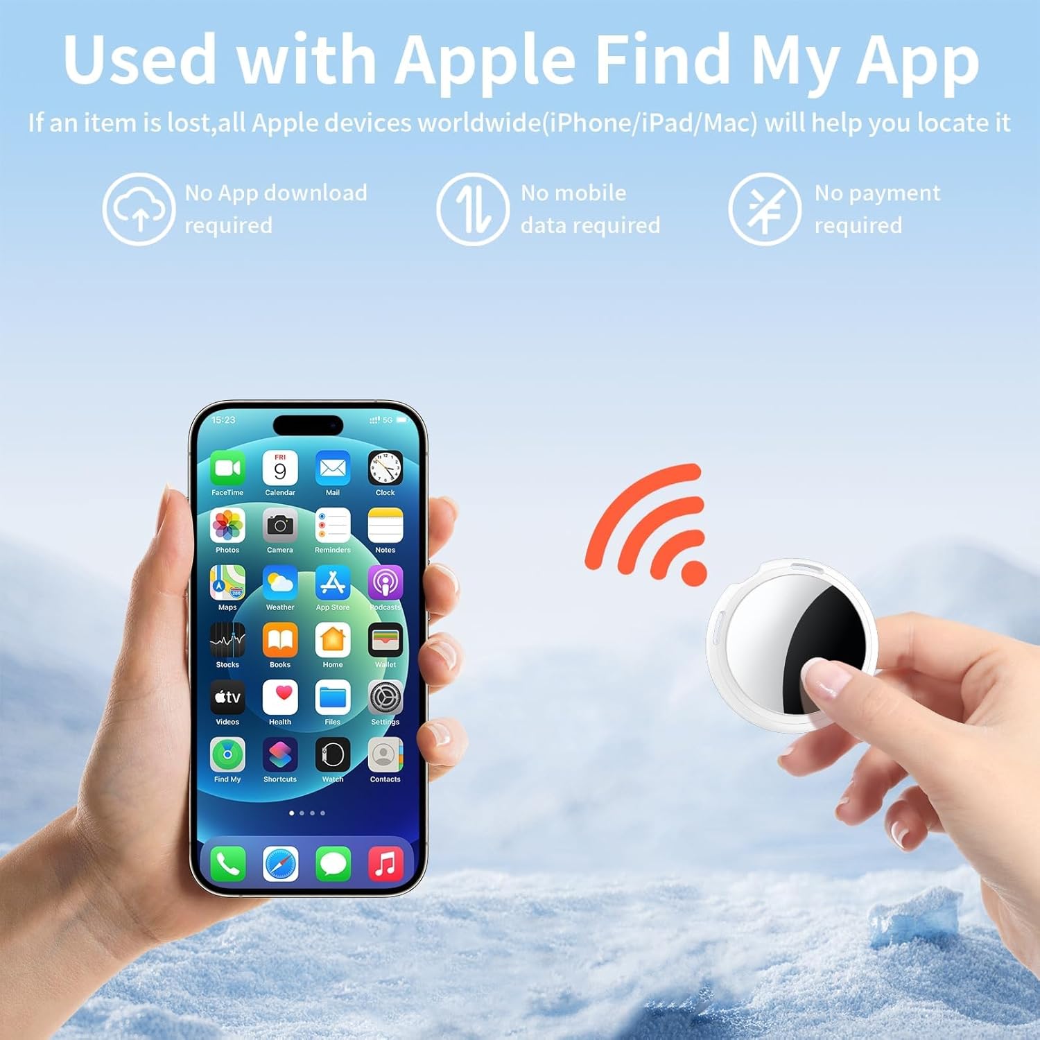 Smart Tracker – 2 Pack (Find My, iOS Only) - Abbycart