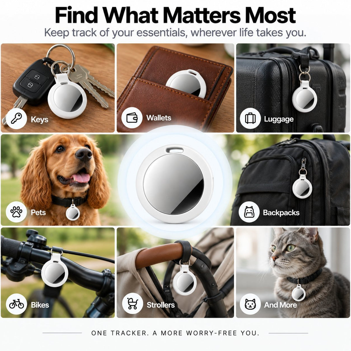 Smart Tracker - 4 Pack (Android, Google Find Hub) - Abbycart