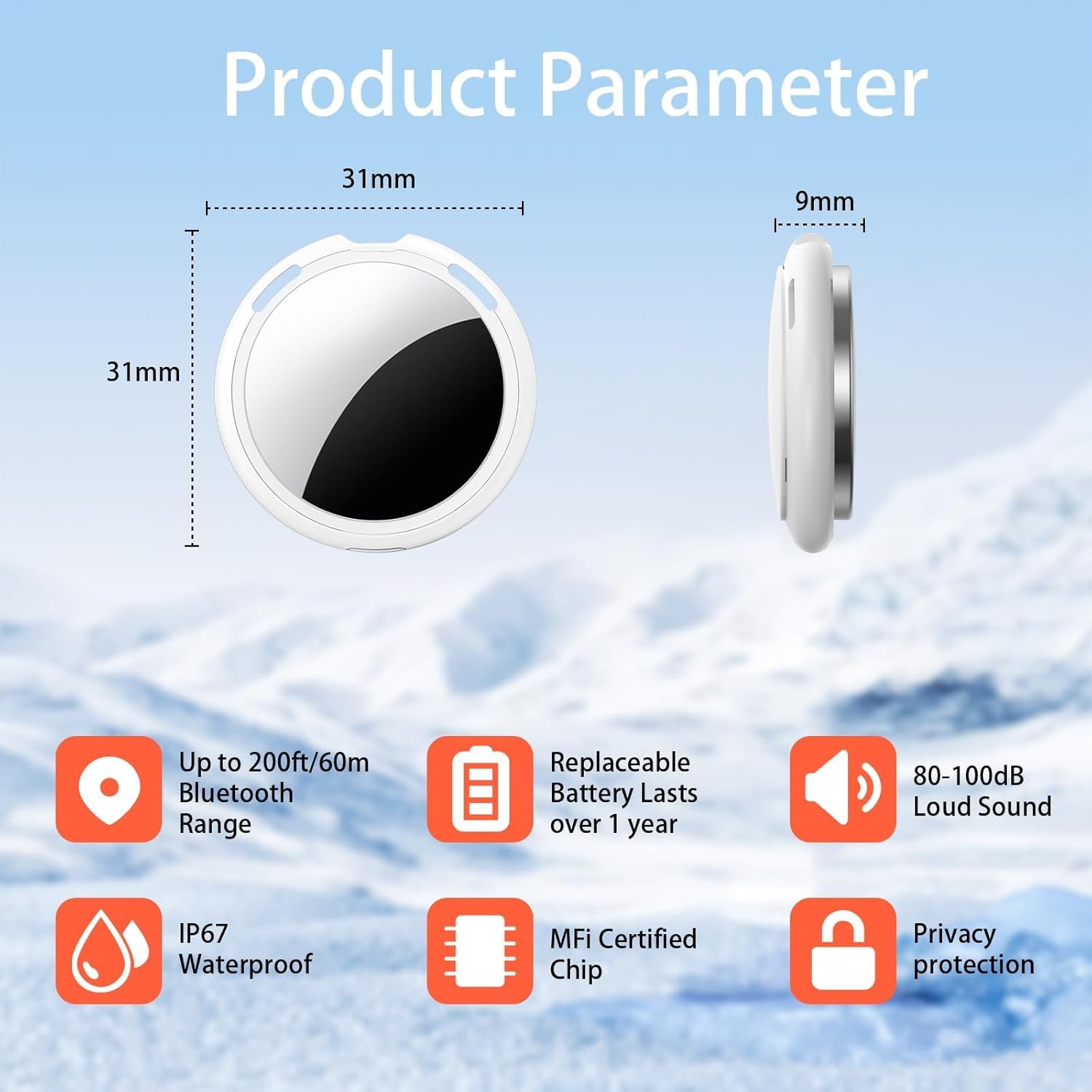 Smart Tracker – 4 Pack (Find My, iOS Only) - Abbycart