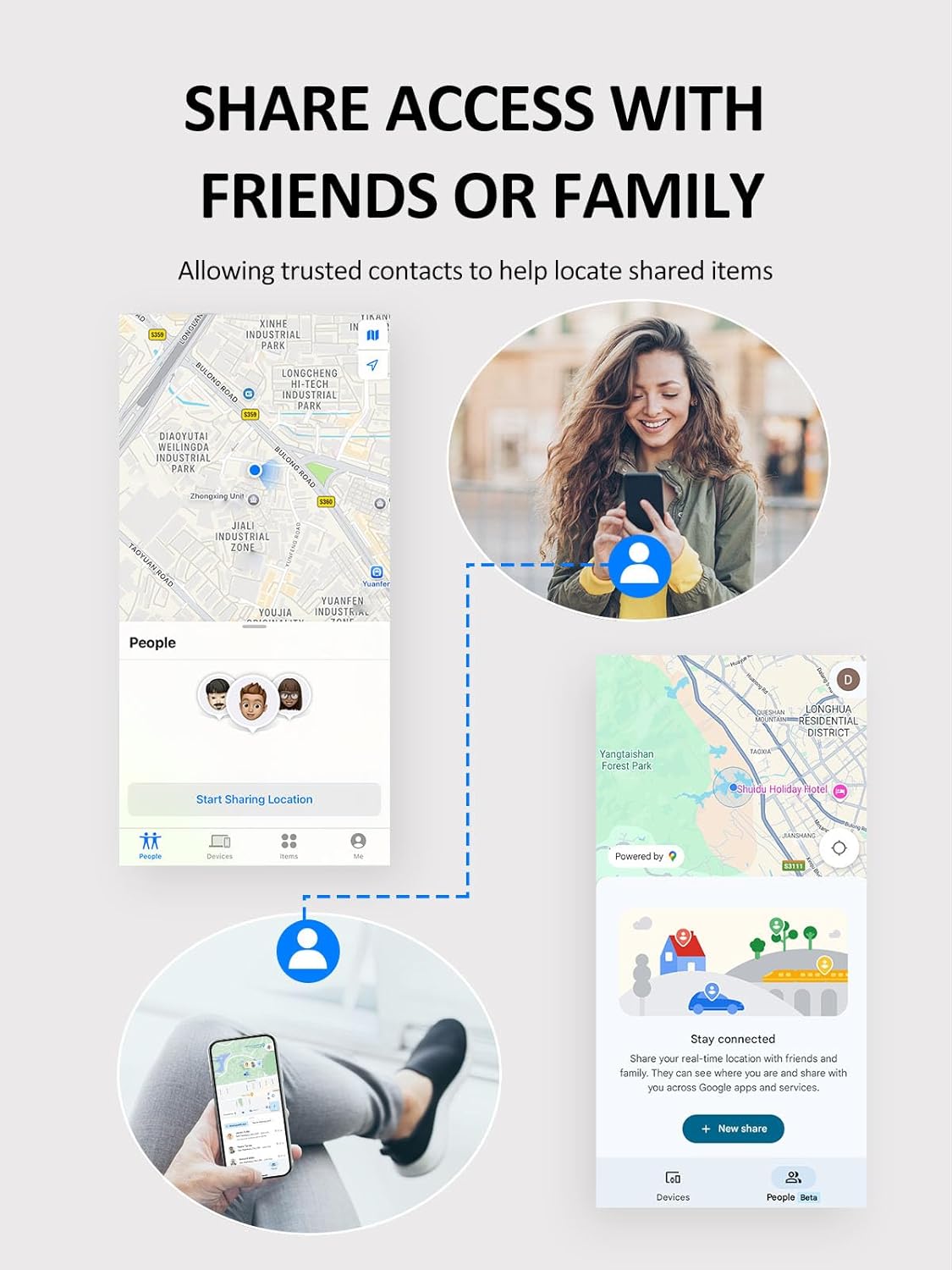 Air Tracker Card for Android & Apple, Find My Wallet Tracker Card for Luggage, ID Card, Passport - Rechargeable Works with Apple Find My & Google's Find Hub (for iOS & Android, 2 Pack)