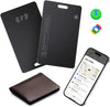 Air Tracker Card for Android & Apple, Find My Wallet Tracker Card for Luggage, ID Card, Passport - Rechargeable Works with Apple Find My & Google's Find Hub (for iOS & Android, 2 Pack)