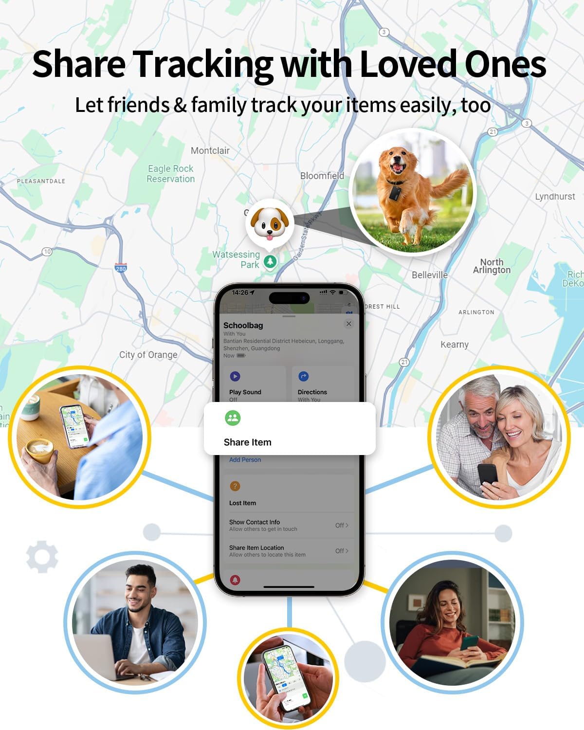 Smart Wallet Tracker Card (iOS Only / Apple Find My) - Abbycart