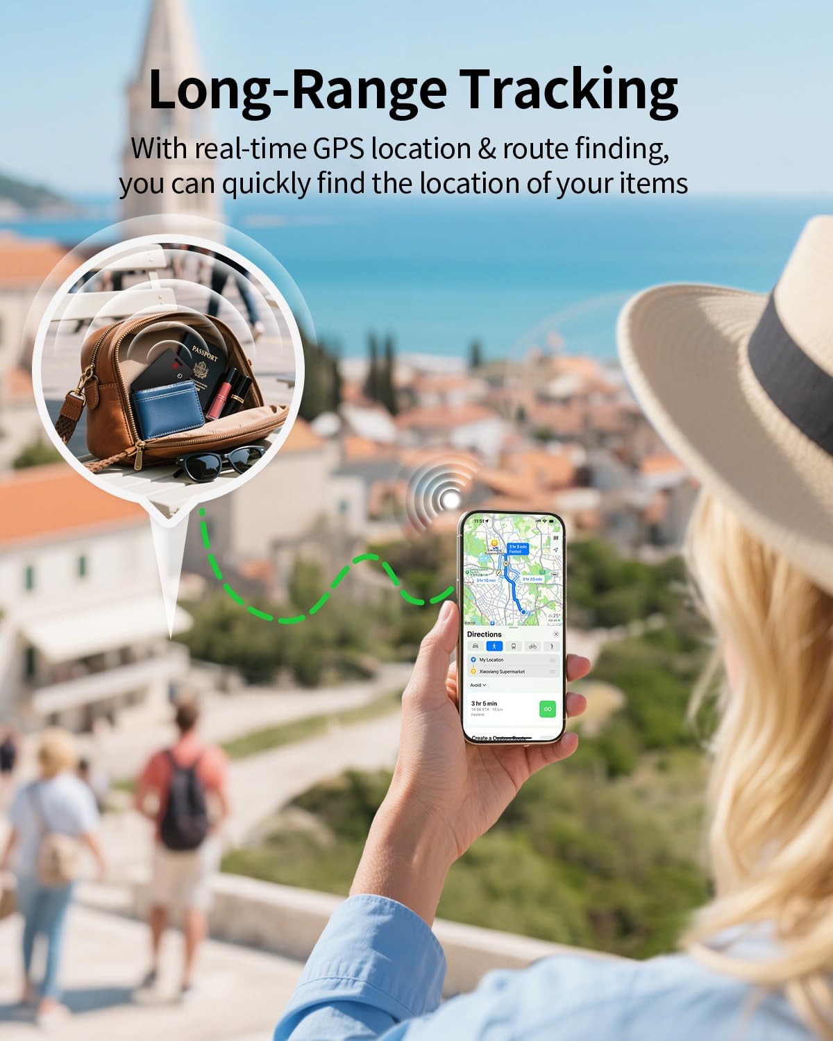 Smart Wallet Tracker Card (iOS Only / Apple Find My) - Abbycart