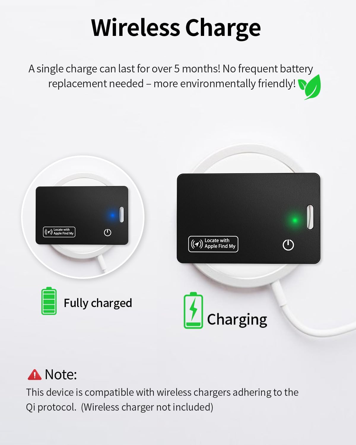 Smart Wallet Tracker Card (iOS Only / Apple Find My) - Abbycart