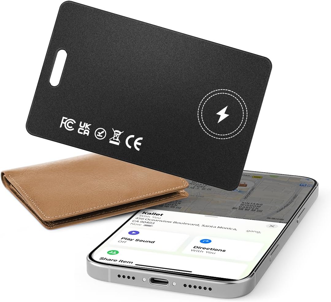 Smart Wallet Tracker Card (iOS Only / Apple Find My) - Abbycart