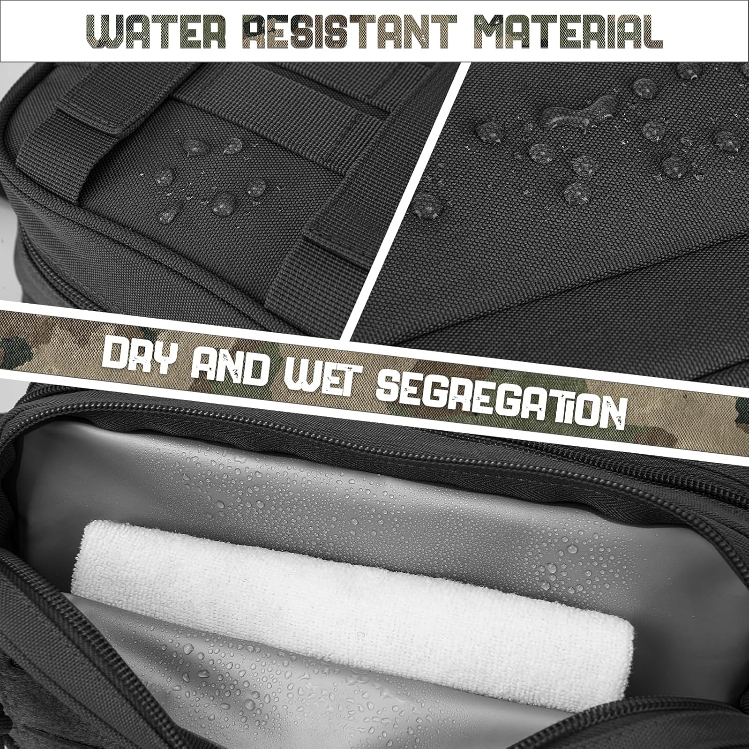 Tactical Toiletry Bag For Men Hygiene Bag EDC Military Tool Molle Pouches Small Dopp Kit Mens Shaving Kit Travel shower Bags