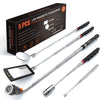 Telescoping Magnetic Pickup Tool Set with LED Light & Mirrors