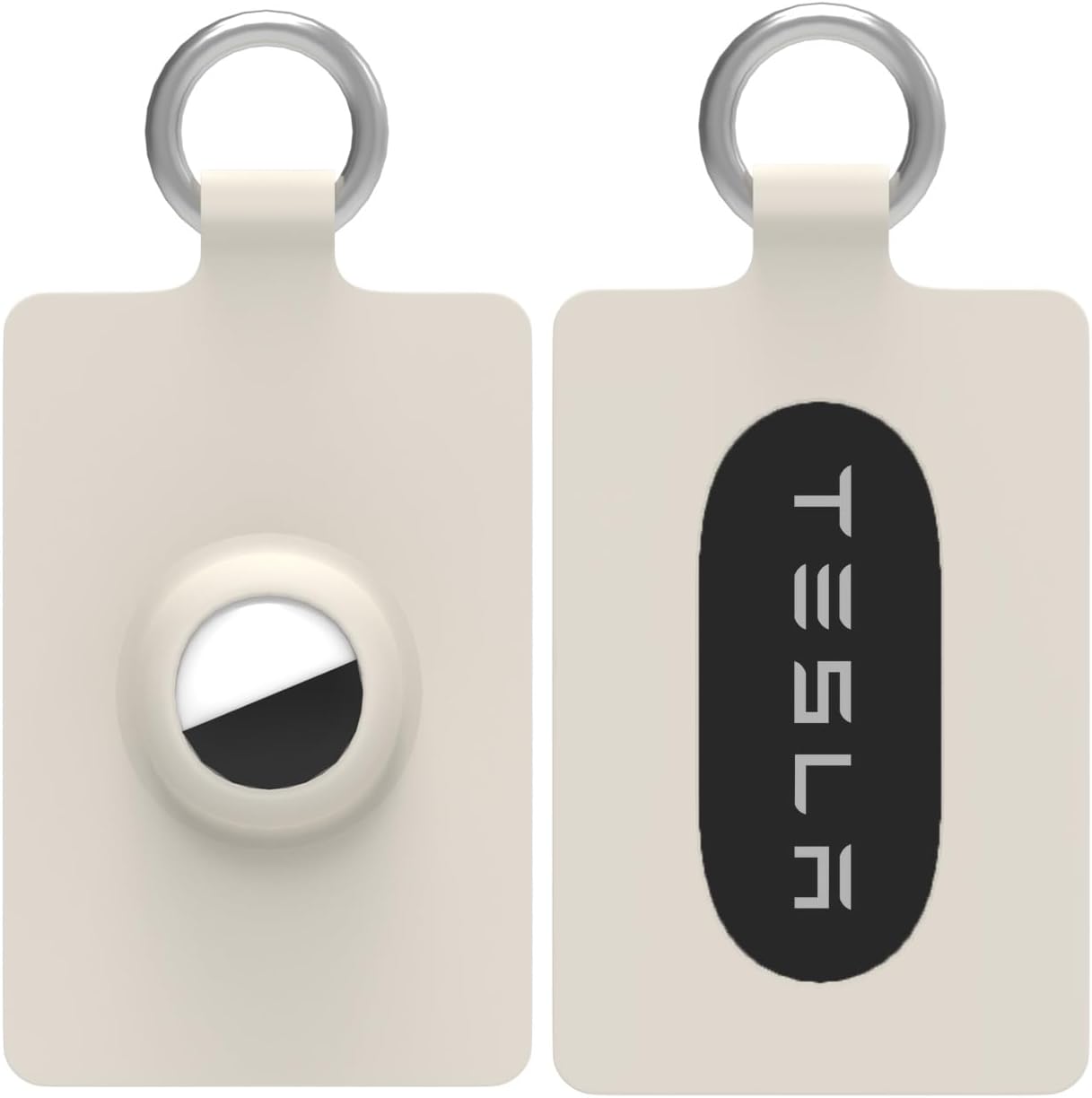 Tesla Key Card & AirTag Holder - 2 Pack Silicone Protective Case for Model 3 Y S X