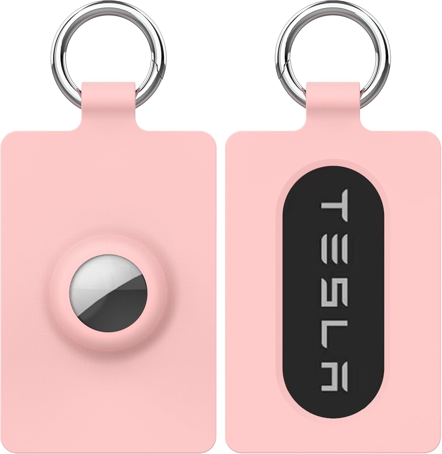 Tesla Key Card & AirTag Holder - 2 Pack Silicone Protective Case for Model 3 Y S X