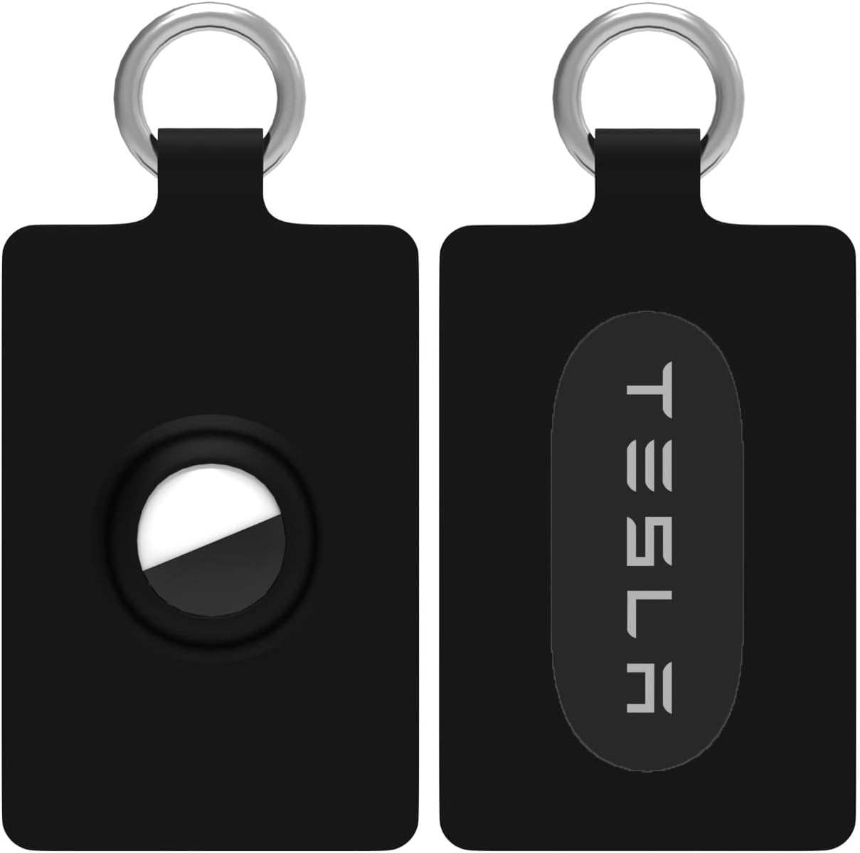 Tesla Key Card & AirTag Holder - 2 Pack Silicone Protective Case for Model 3 Y S X