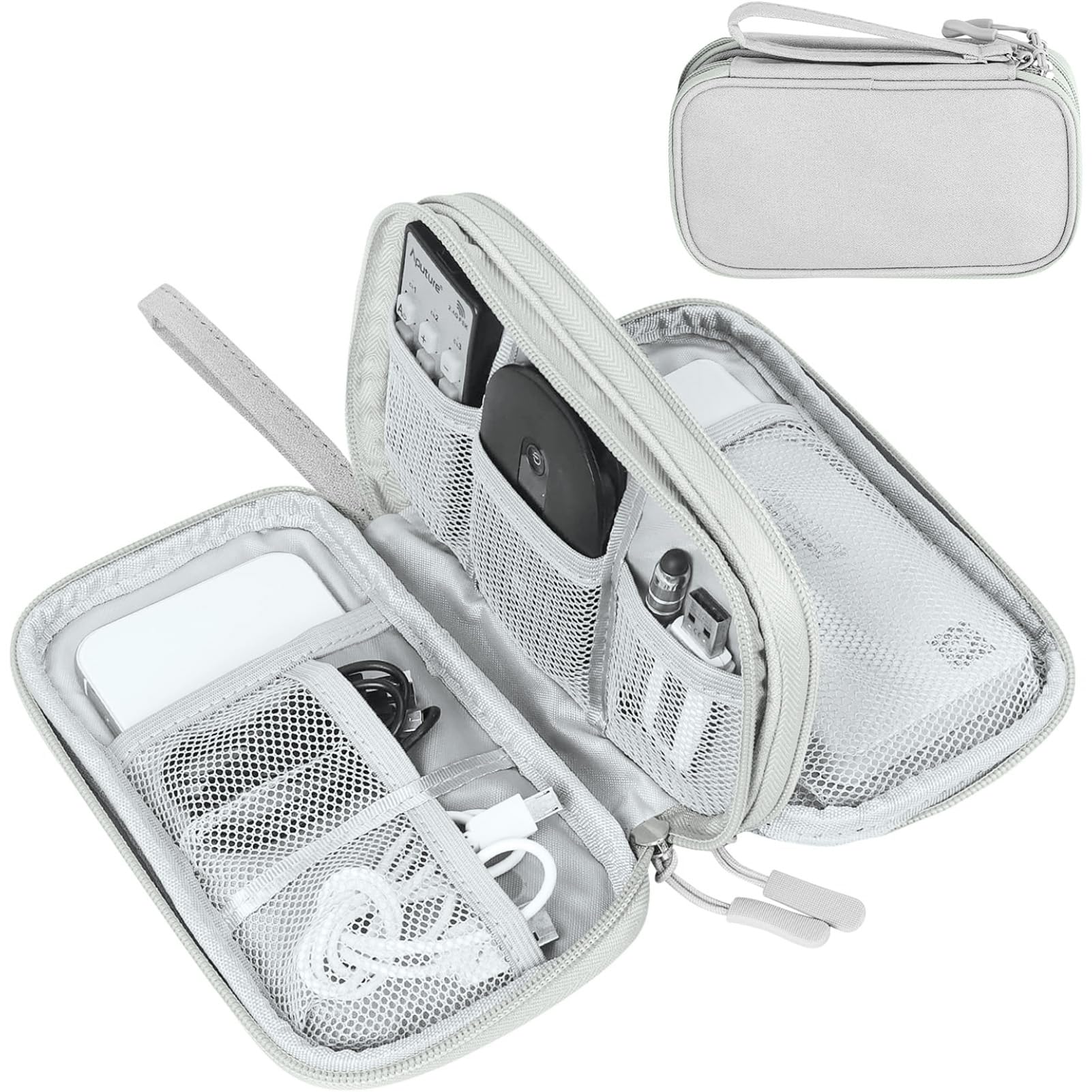 Travel Cable Organizer Pouch Waterproof Electronics Storage Bag