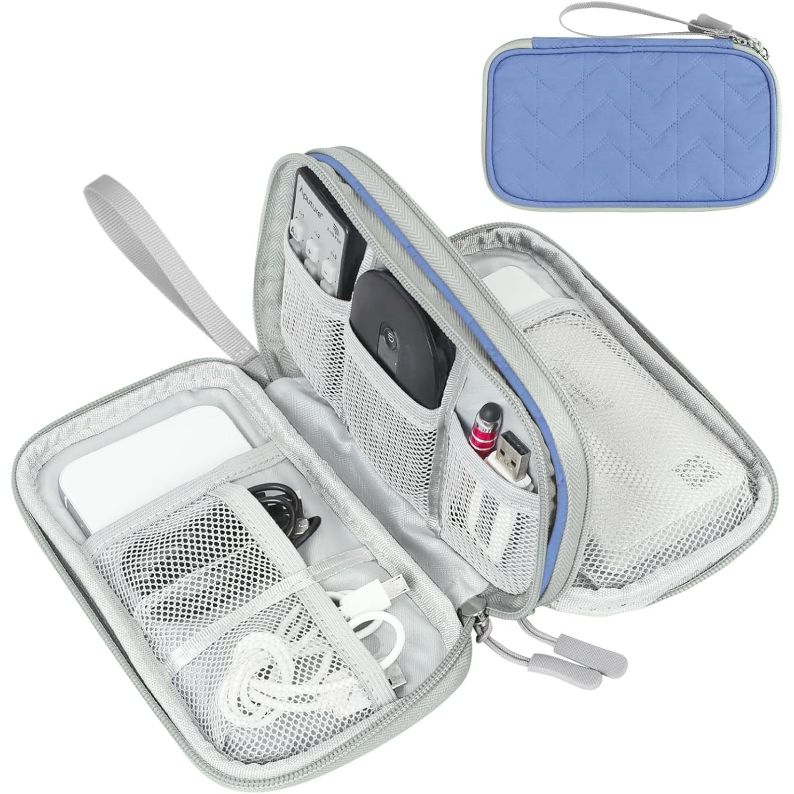 Travel Cable Organizer Pouch Waterproof Electronics Storage Bag