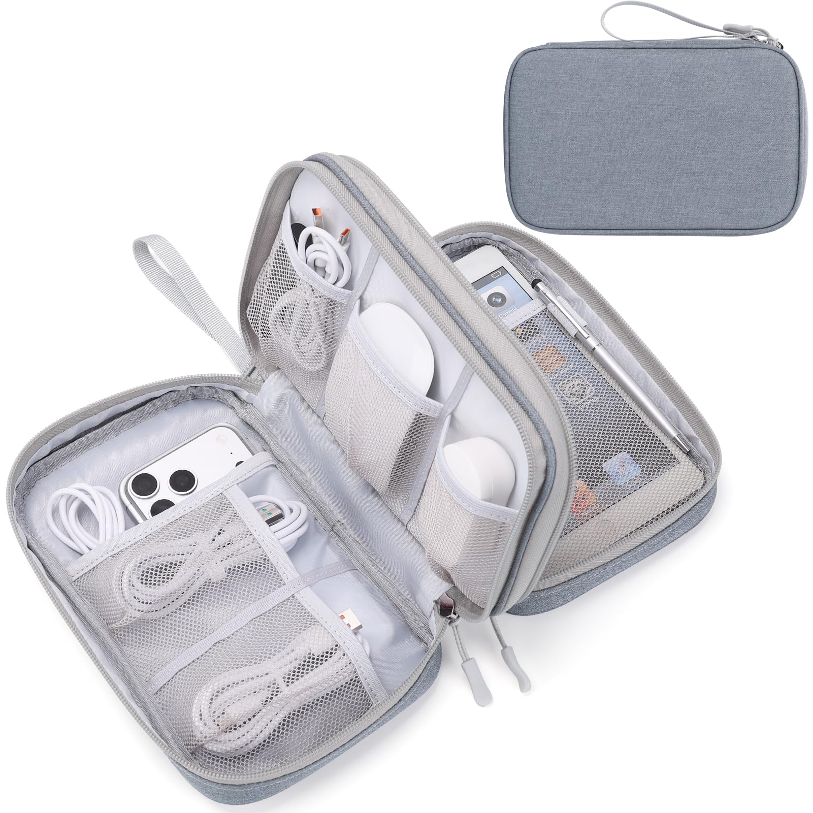 Travel Cable Organizer Pouch Waterproof Electronics Storage Bag