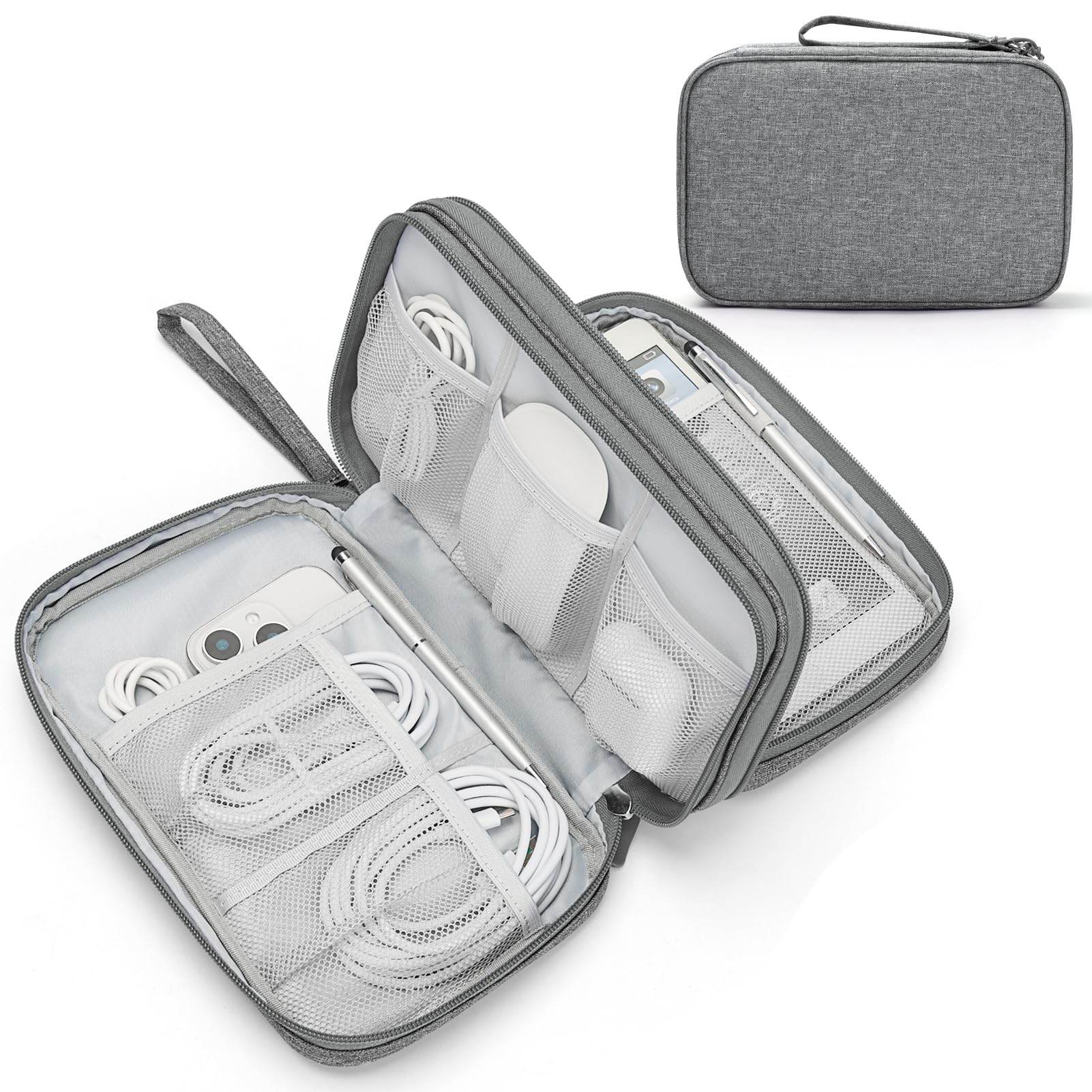 Travel Cable Organizer Pouch Waterproof Electronics Storage Bag