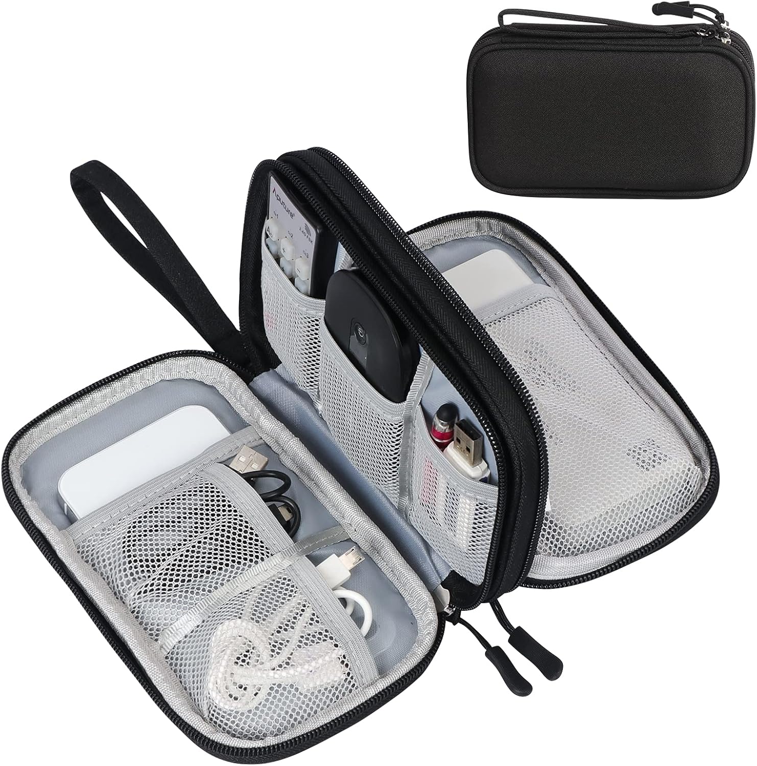Travel Cable Organizer Pouch Waterproof Electronics Storage Bag