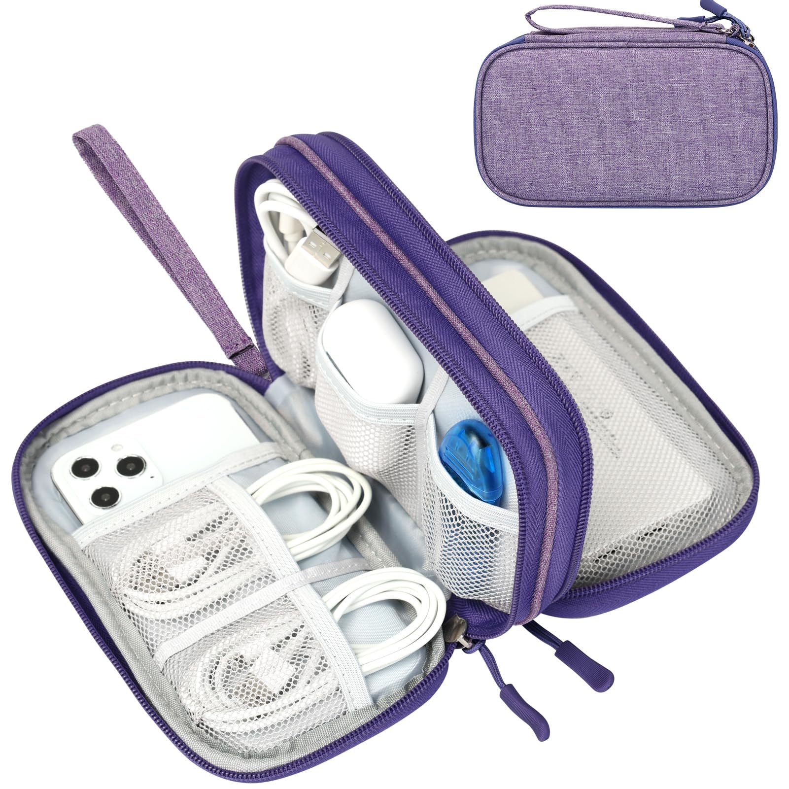 Travel Cable Organizer Pouch Waterproof Electronics Storage Bag
