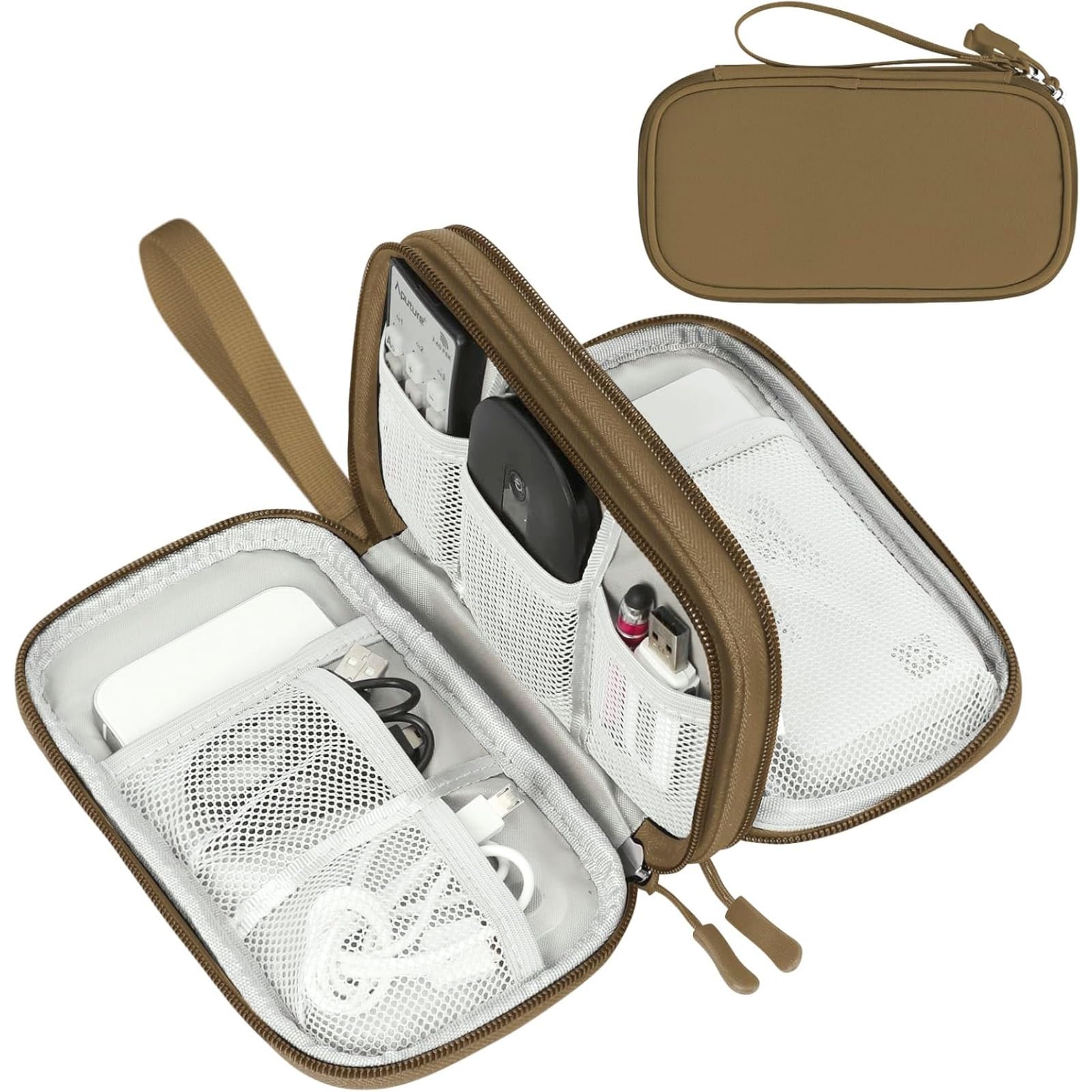 Travel Cable Organizer Pouch Waterproof Electronics Storage Bag