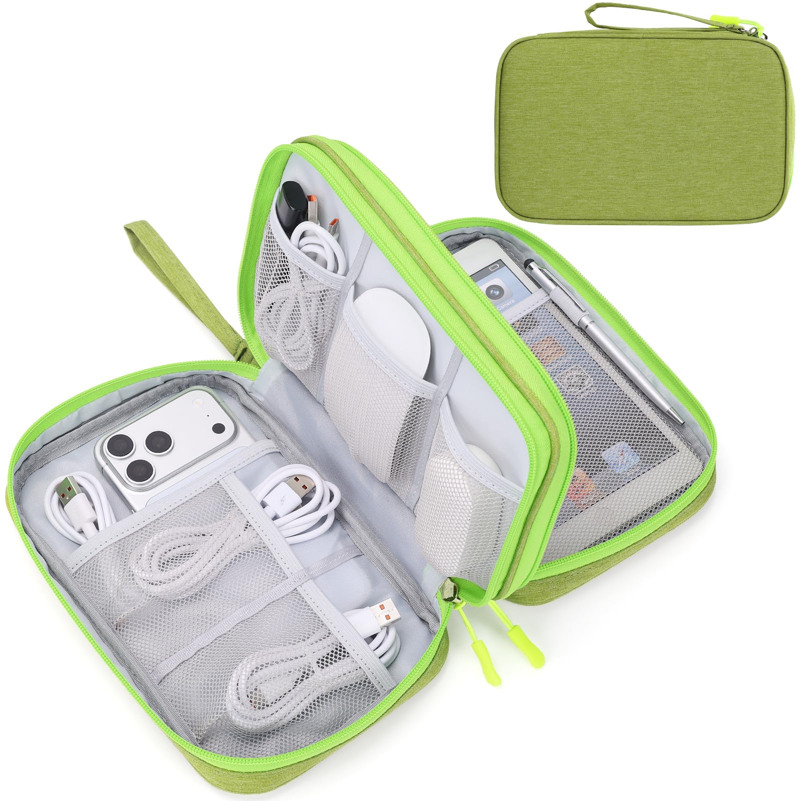 Travel Cable Organizer Pouch Waterproof Electronics Storage Bag