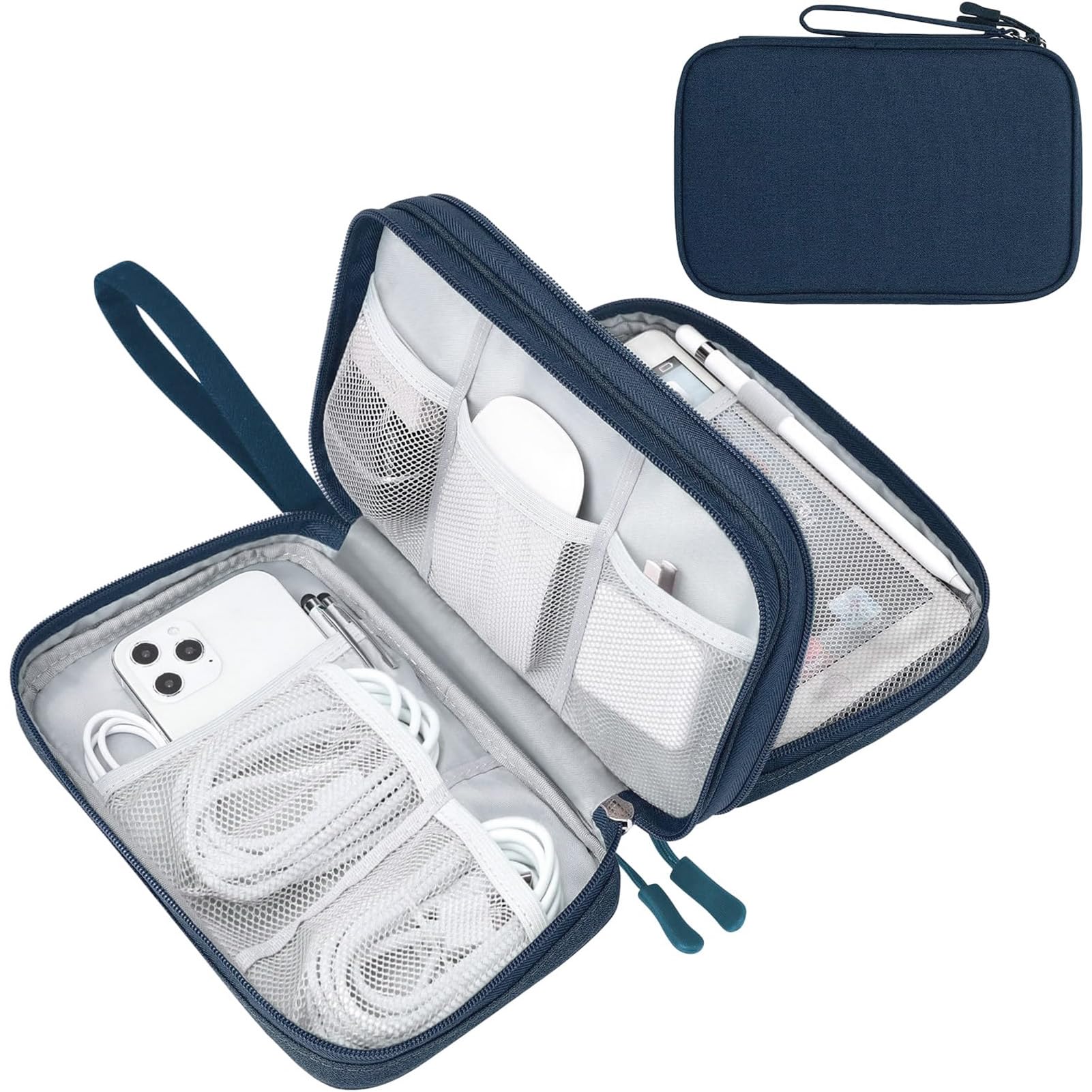 Travel Cable Organizer Pouch Waterproof Electronics Storage Bag