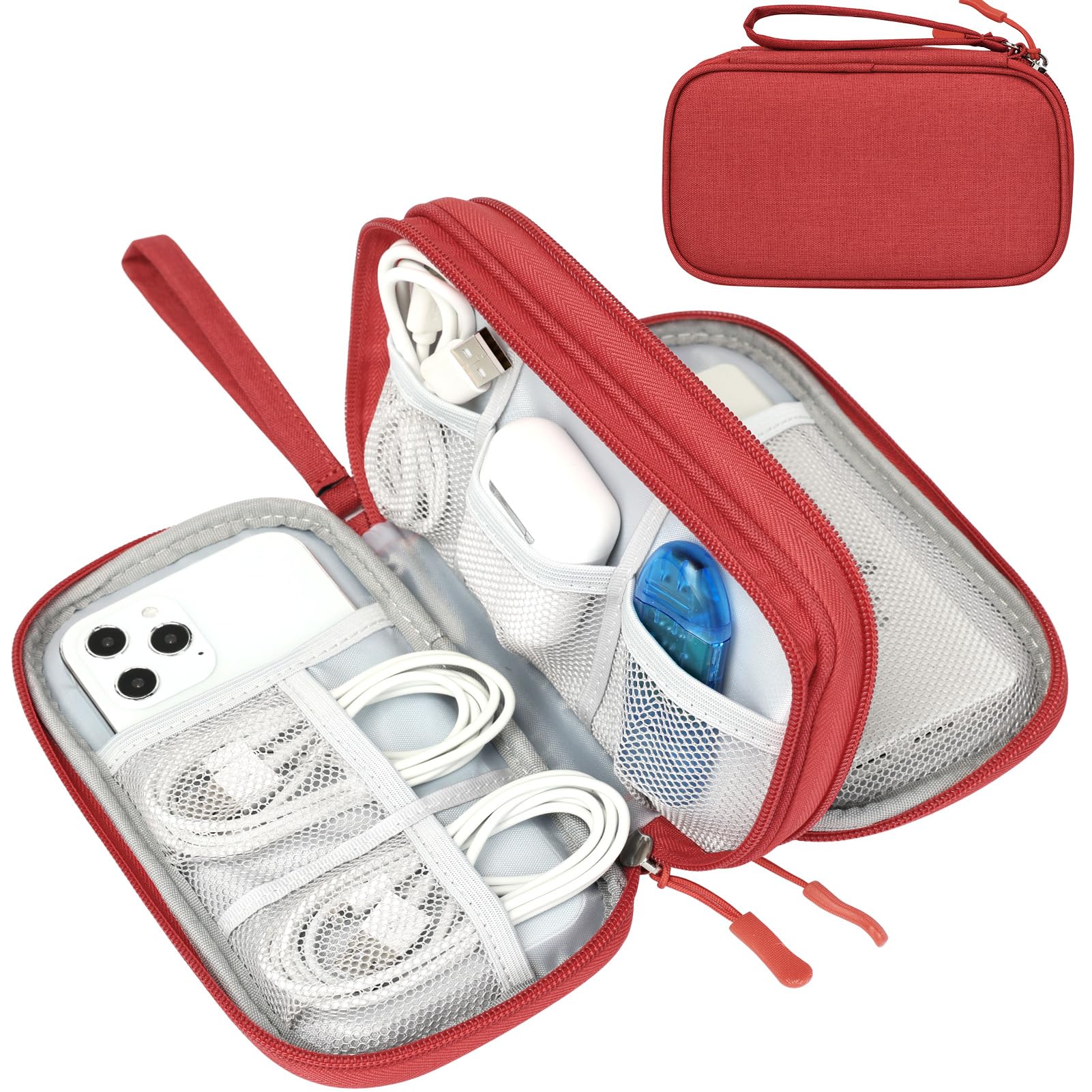 Travel Cable Organizer Pouch Waterproof Electronics Storage Bag