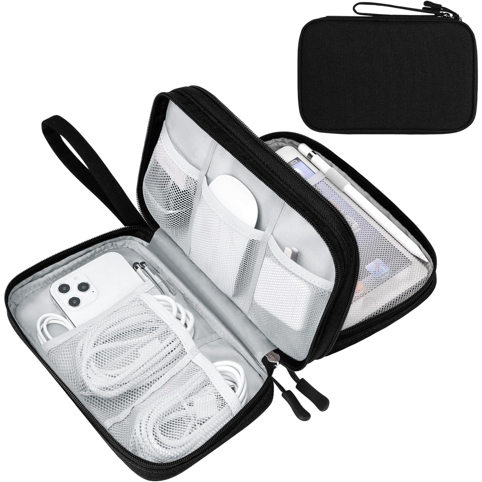 Travel Cable Organizer Pouch Waterproof Electronics Storage Bag