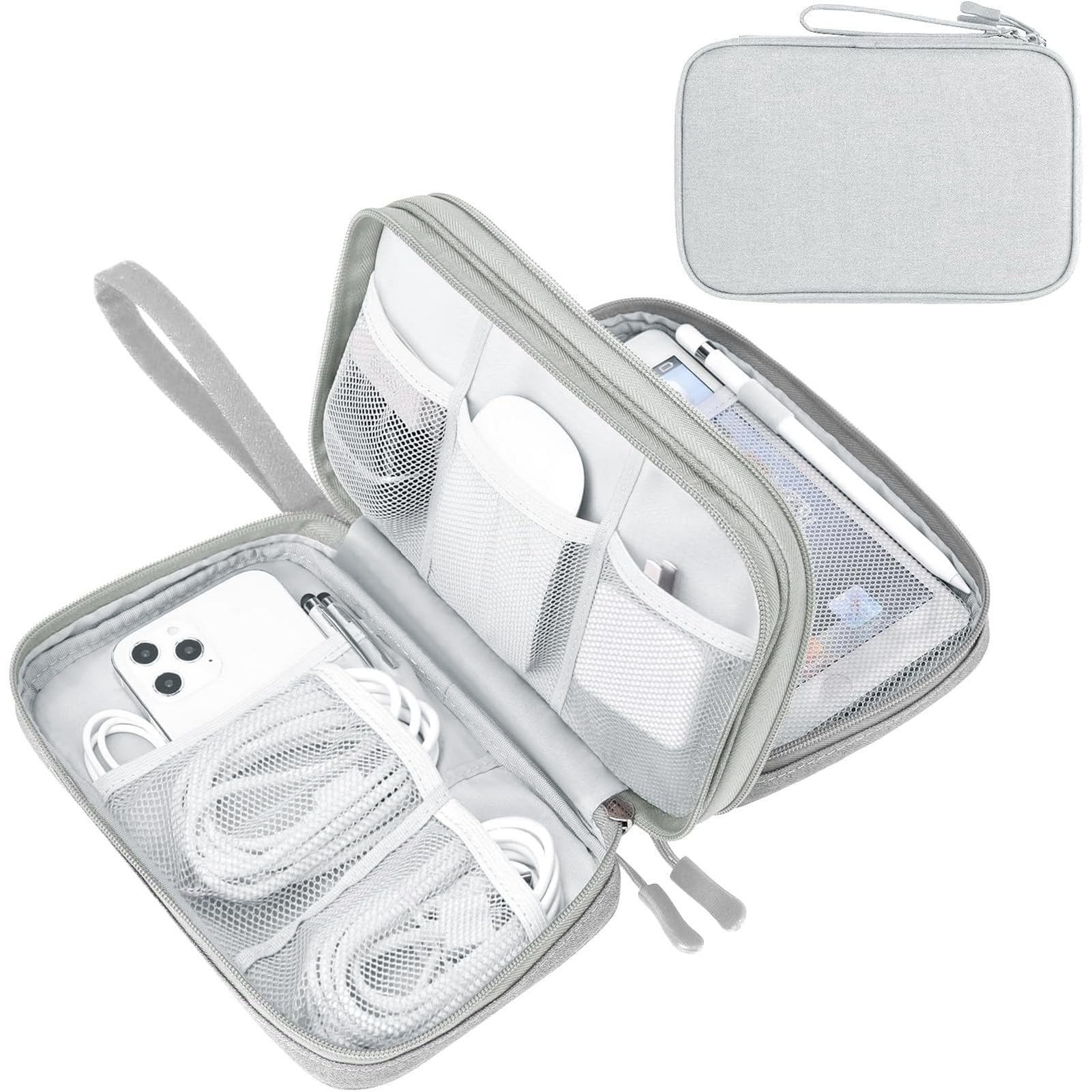 Travel Cable Organizer Pouch Waterproof Electronics Storage Bag