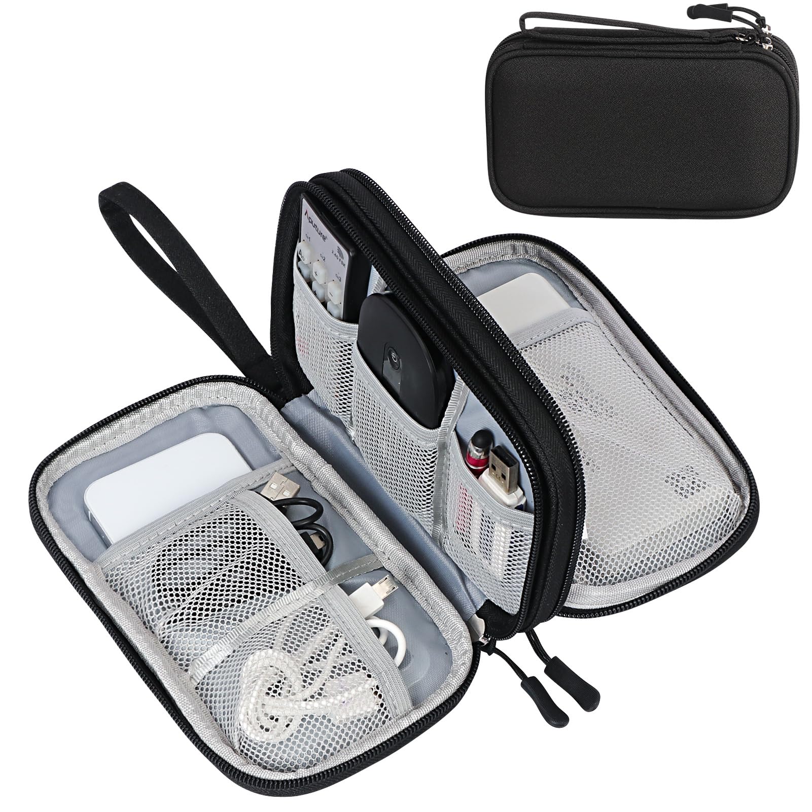 Travel Cable Organizer Pouch Waterproof Electronics Storage Bag