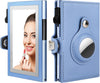 Tri - Fold Leather AirTag Wallet for Women – RFID Blocking, Pop - Up Card Holder & Built - In Mirror - Abbycart
