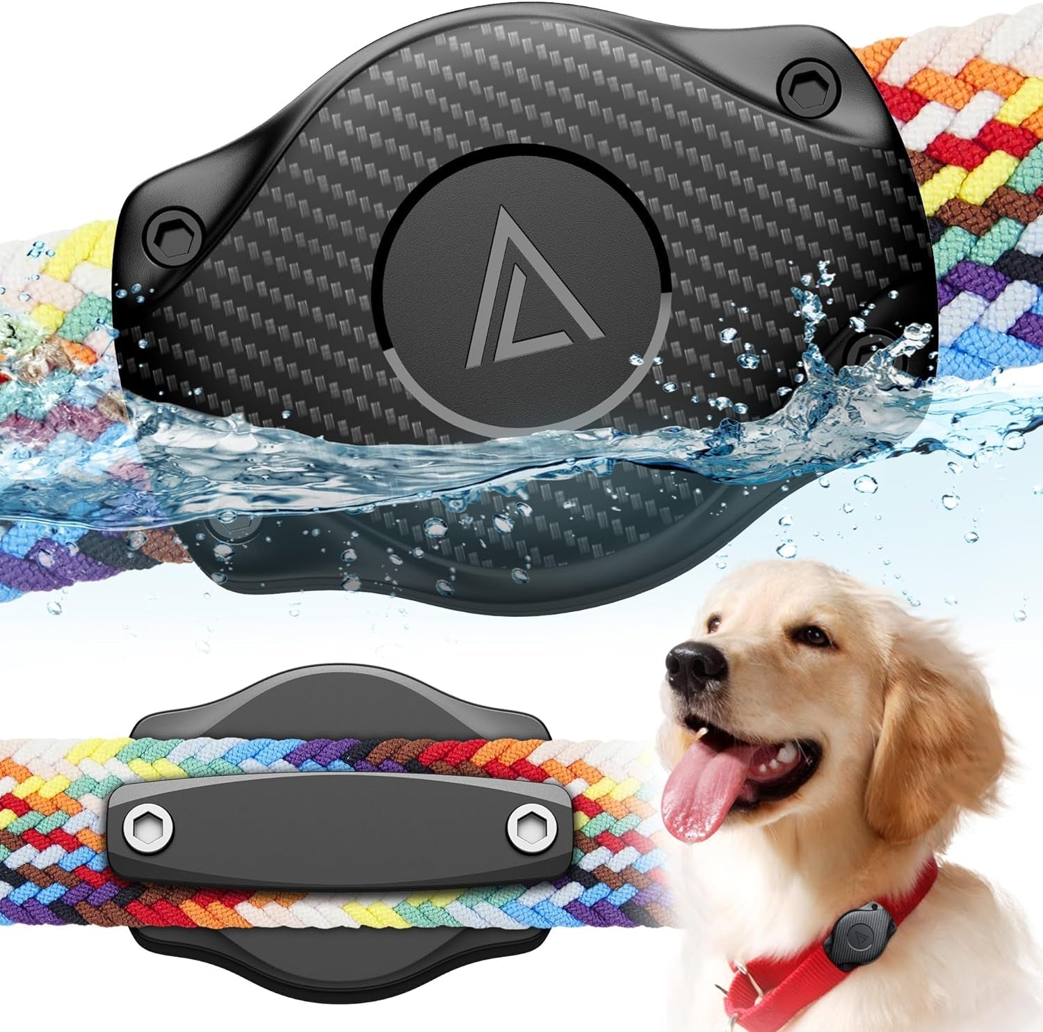 Waterproof AirTag Dog Collar Holder – Secure, Durable & Fits All Collars - Abbycart