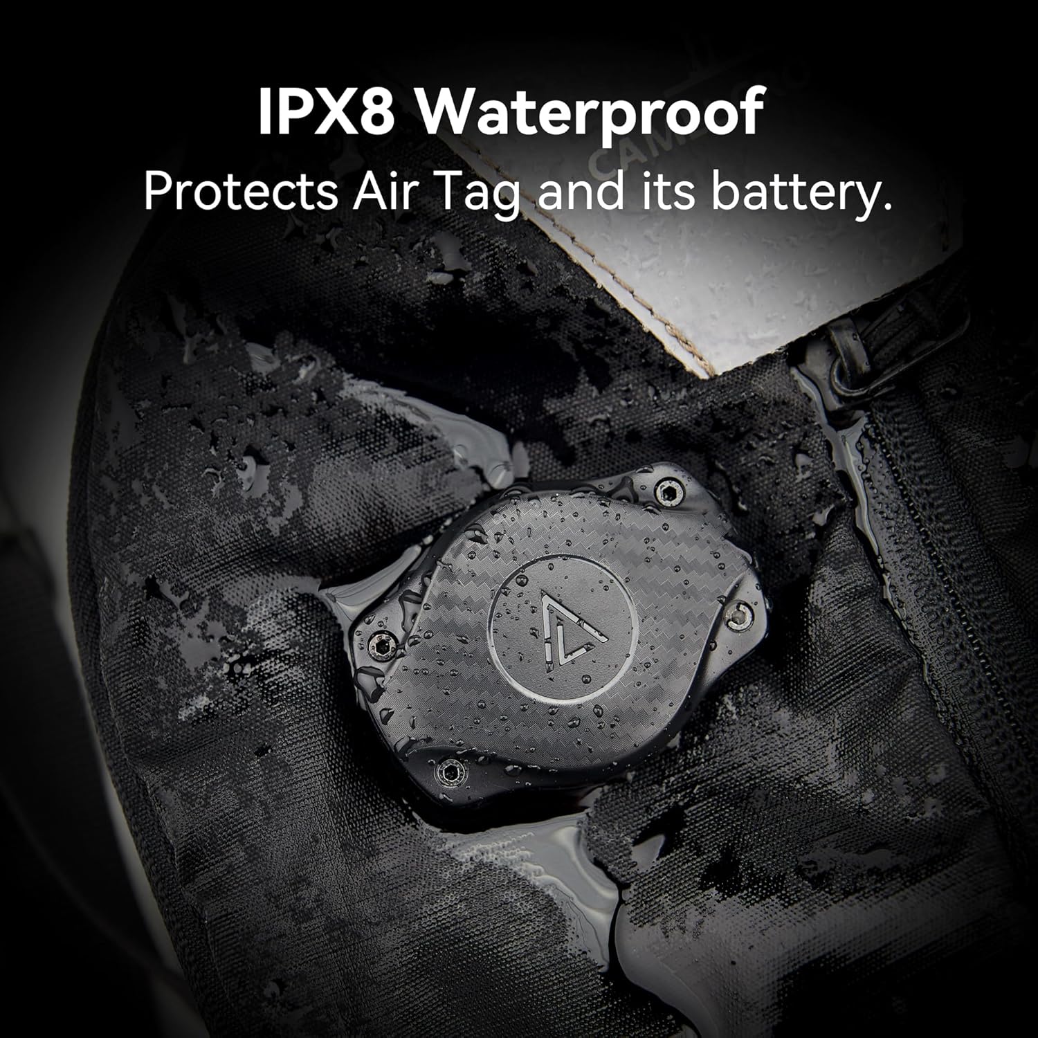 Waterproof AirTag Strap Mount – Carbon Fiber Holder for Bags & Gear - Abbycart