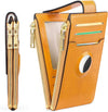 Women's AirTag Wallet: Stylish Leather Bifold with Credit Card Holder & AirTag Case