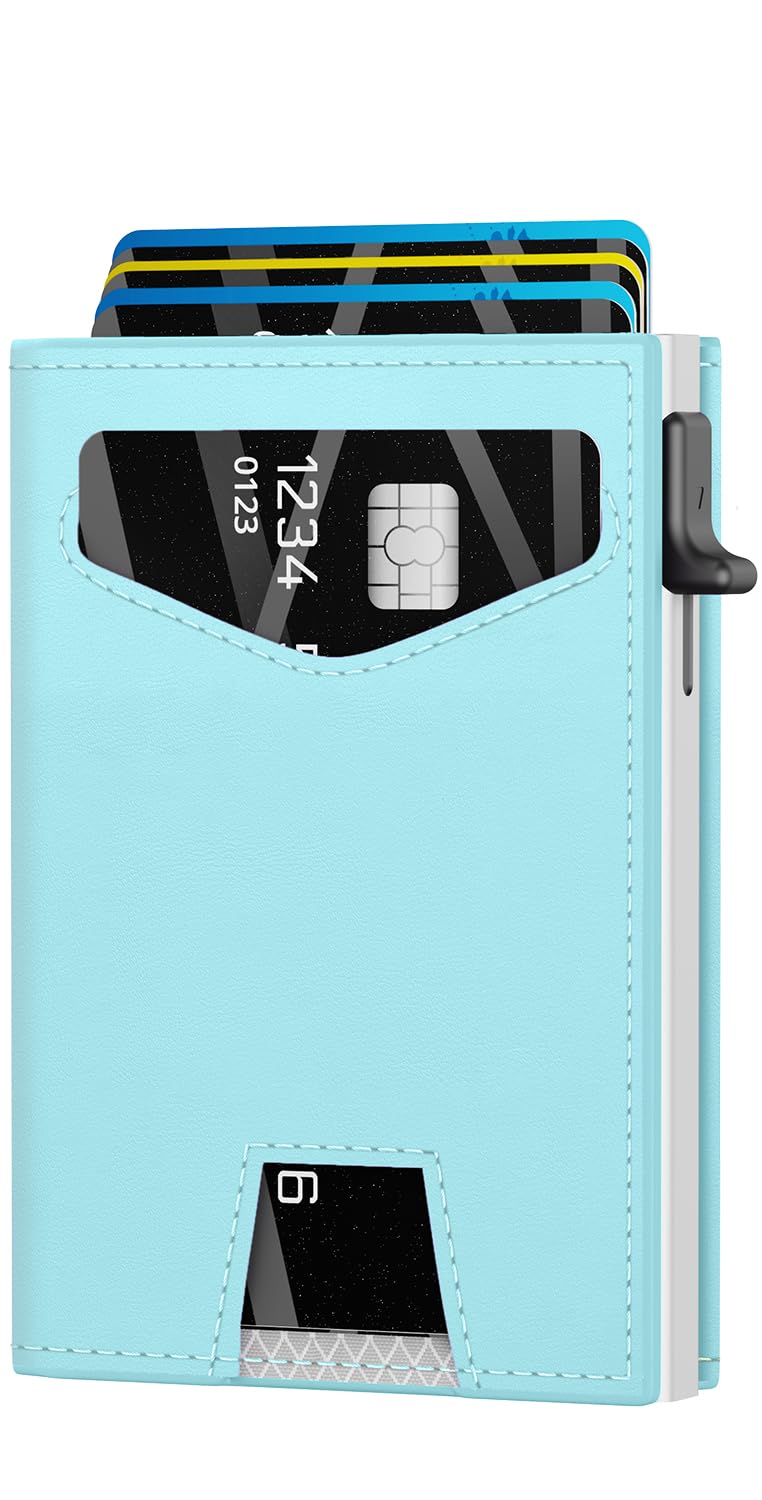 Women's RFID Wallet with Pop-Up Card Holder, 12-Card Trifold Design
