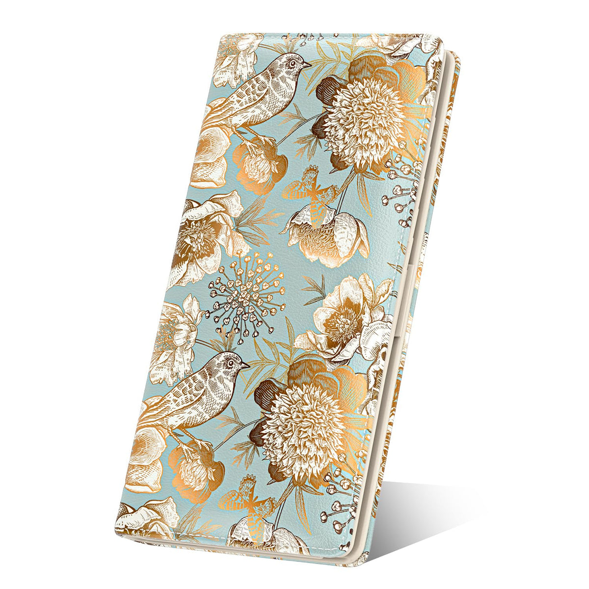Women's Slim RFID Blocking Bifold Wallet, Leather Credit Card Holder