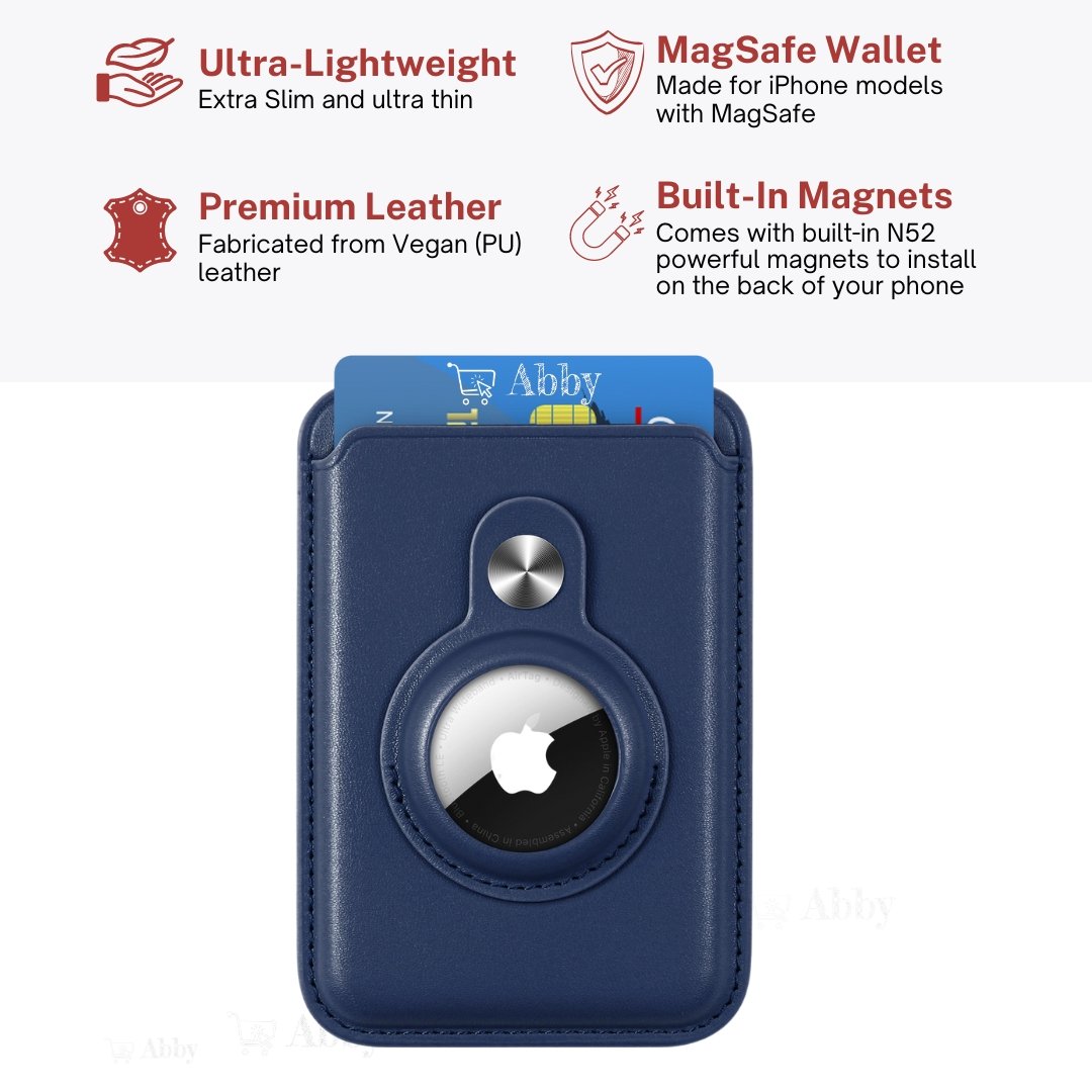  HiWe For Magsafe Wallet, Magnetic Card Wallet Holder