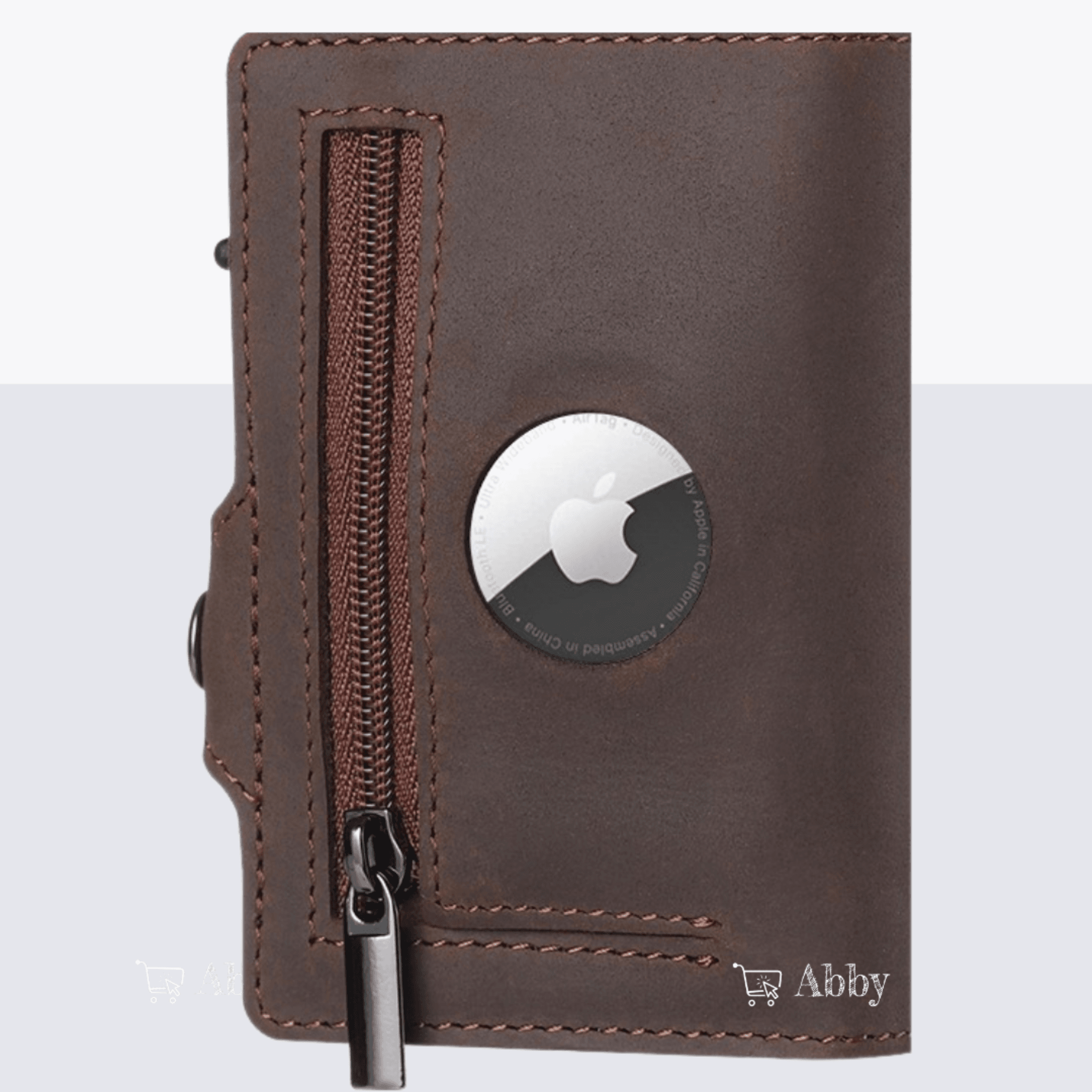 Abby's™ AirTag Trackable Leather Wallet – Abbycart