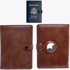 AirTag Passport Wallet Slim Travel Holder Card Organizer Case