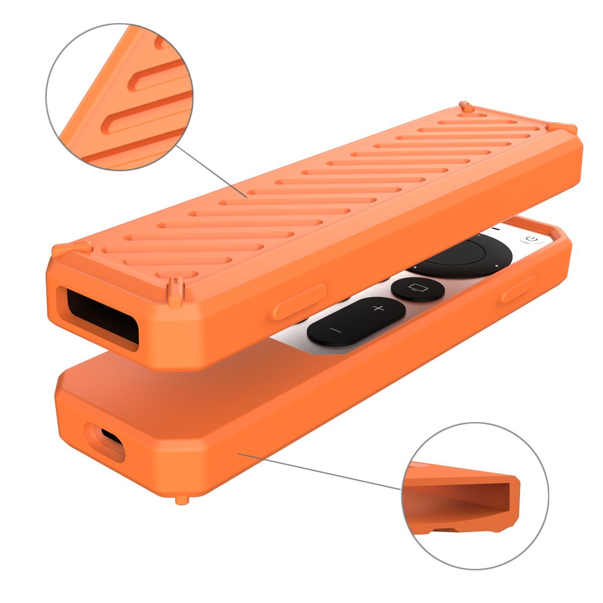 Abby's™ Anti-Lost Case for AirTag, Siri Apple TV 4K HD Remote Control (2nd Gen - 2021)