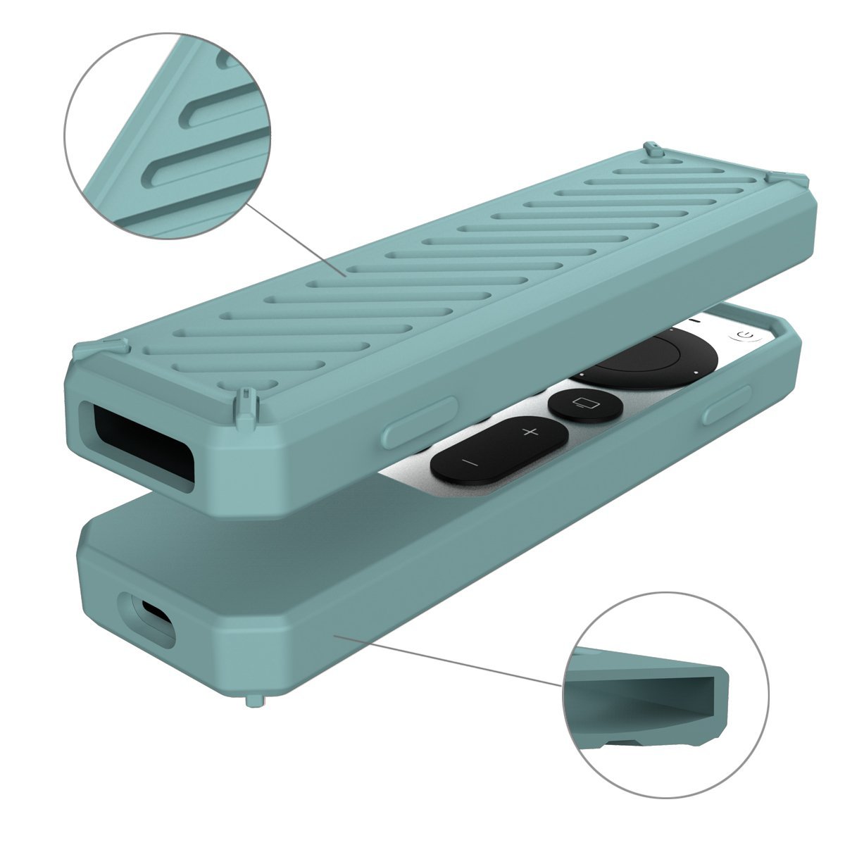 Abby's™ Anti-Lost Case for AirTag, Siri Apple TV 4K HD Remote Control (2nd Gen - 2021)